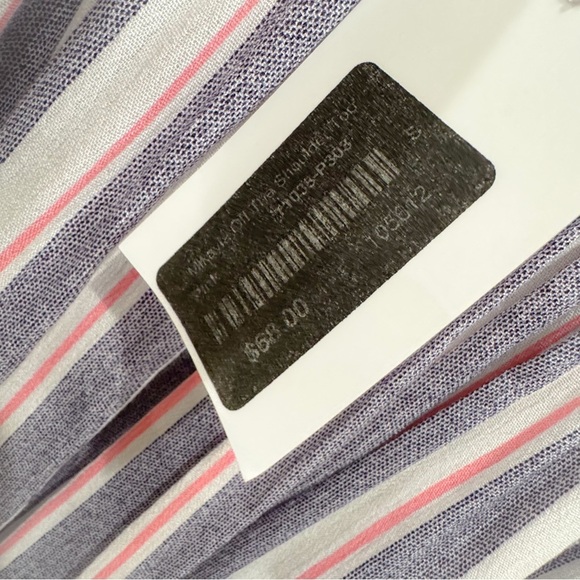 NWT Ariella striped bell sleeve boho off shoulder top ❤️ - Picture 6 of 6